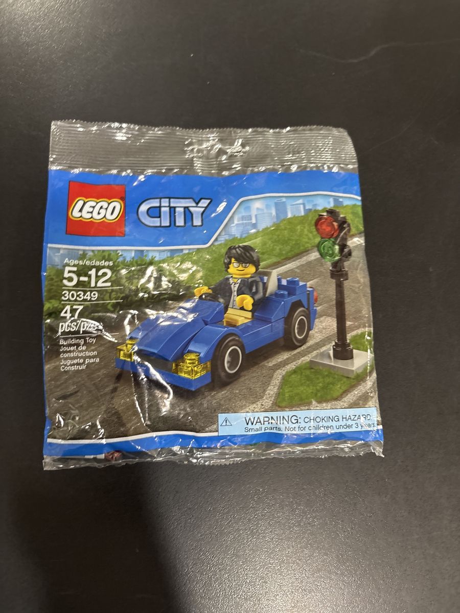 LEGO City 30349 Sports Car 47-Piece Building Toy Set - Ages 5-12 New in Sealed Bag