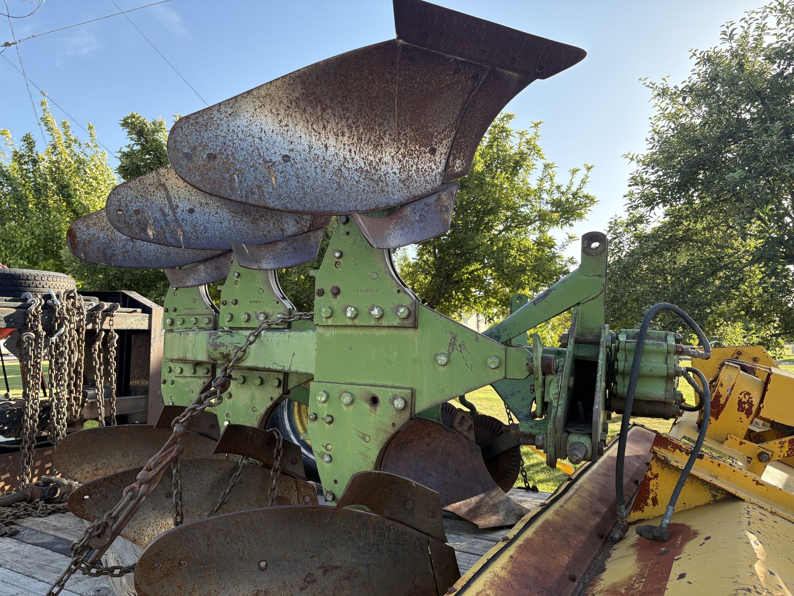 John Deere plows