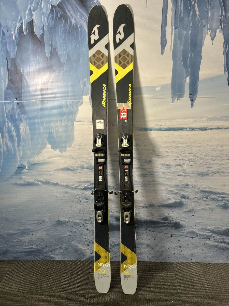 Used Nordica Nrgy 90 Ski w/ Tyrolia Sympro 12 Demo Bindings - 177CM
