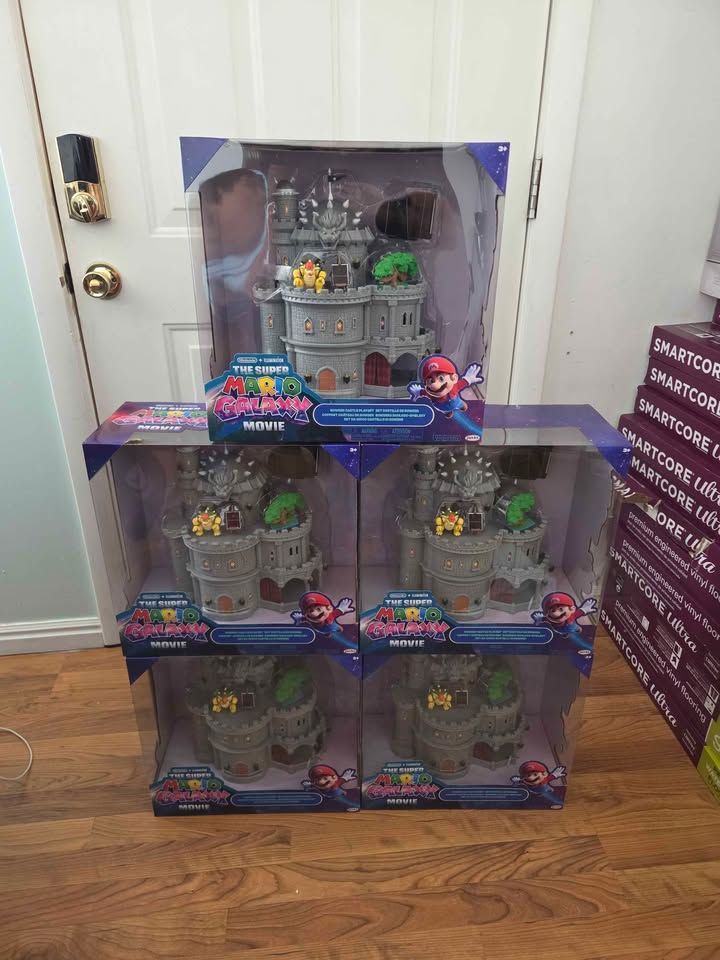 The Super Mario Galaxy Movie Deluxe Bowser Castle Playset