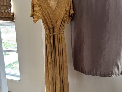 Polygram Mustard Yellow Nursing Friendly Dress