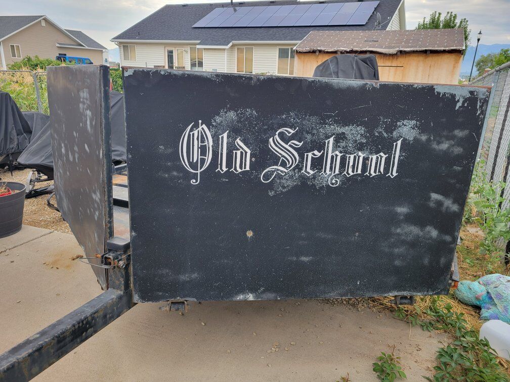 Snowmobile trailer 4 place