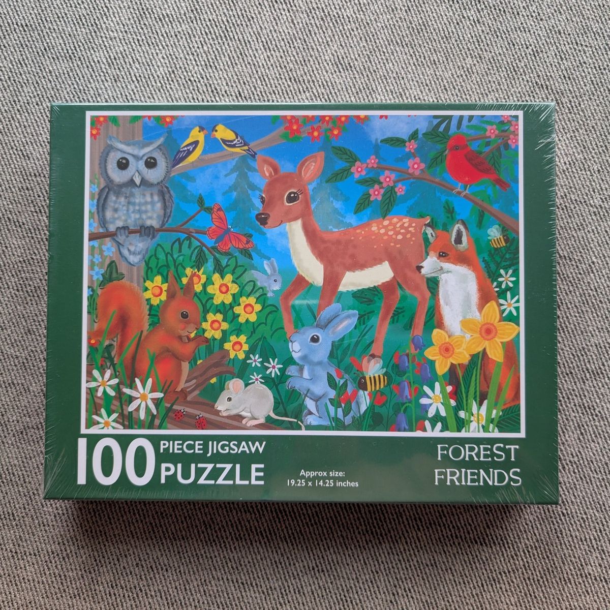 NEW! Forest Friends 100 Piece Puzzle