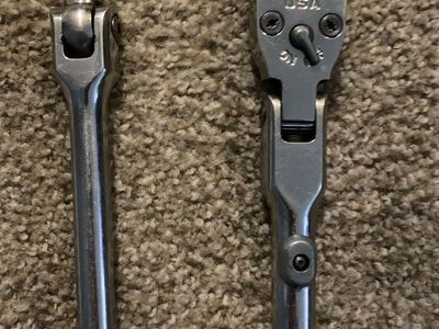 Snap-on USA Ratchet and Breaker Bar Set, Chrome Finish, Heavy Duty Hand Tools