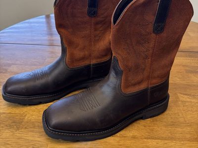 New Ariat Steel Toe Boots mens 10D