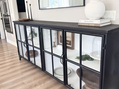 GORGEOUS | High End | Modern | Minimalist | Contemporary | Industrial | Metal | Sideboard | Cabinet | Hutch | Console