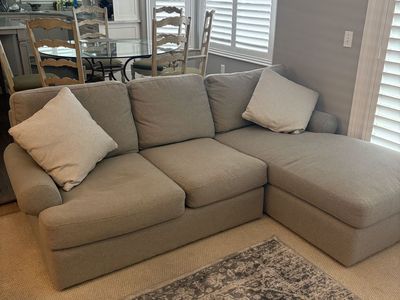 Basset 2-piece Sectional Couch with Chaise