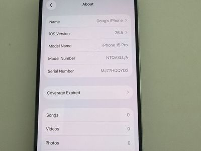 Apple iPhone 15 Pro - 256GB - Blue Titanium (Cracked Back) unlocked