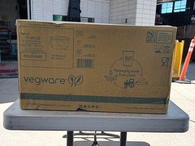 Vegware 12oz PLA Round Deli Container CF-DC-12 - Commercially Compostable Packaging