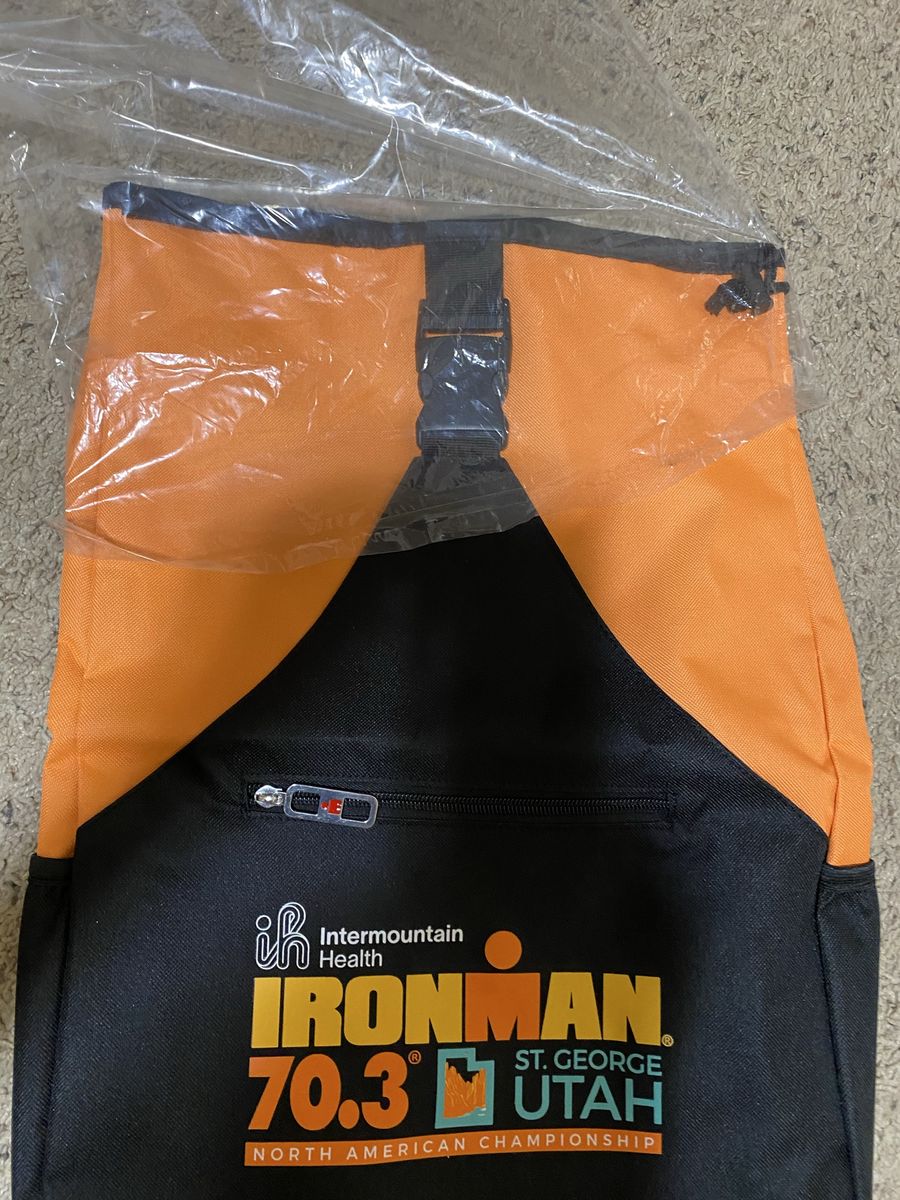Ironman 70.3 St. George Utah North American Championship Dry Bag - Orange & Black (New)