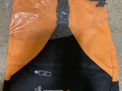 Ironman 70.3 St. George Utah North American Championship Dry Bag - Orange & Black (New)