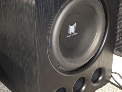 Monolith by Monoprice 13in THX Certified Ultra 2000-Watt Powered Subwoofer