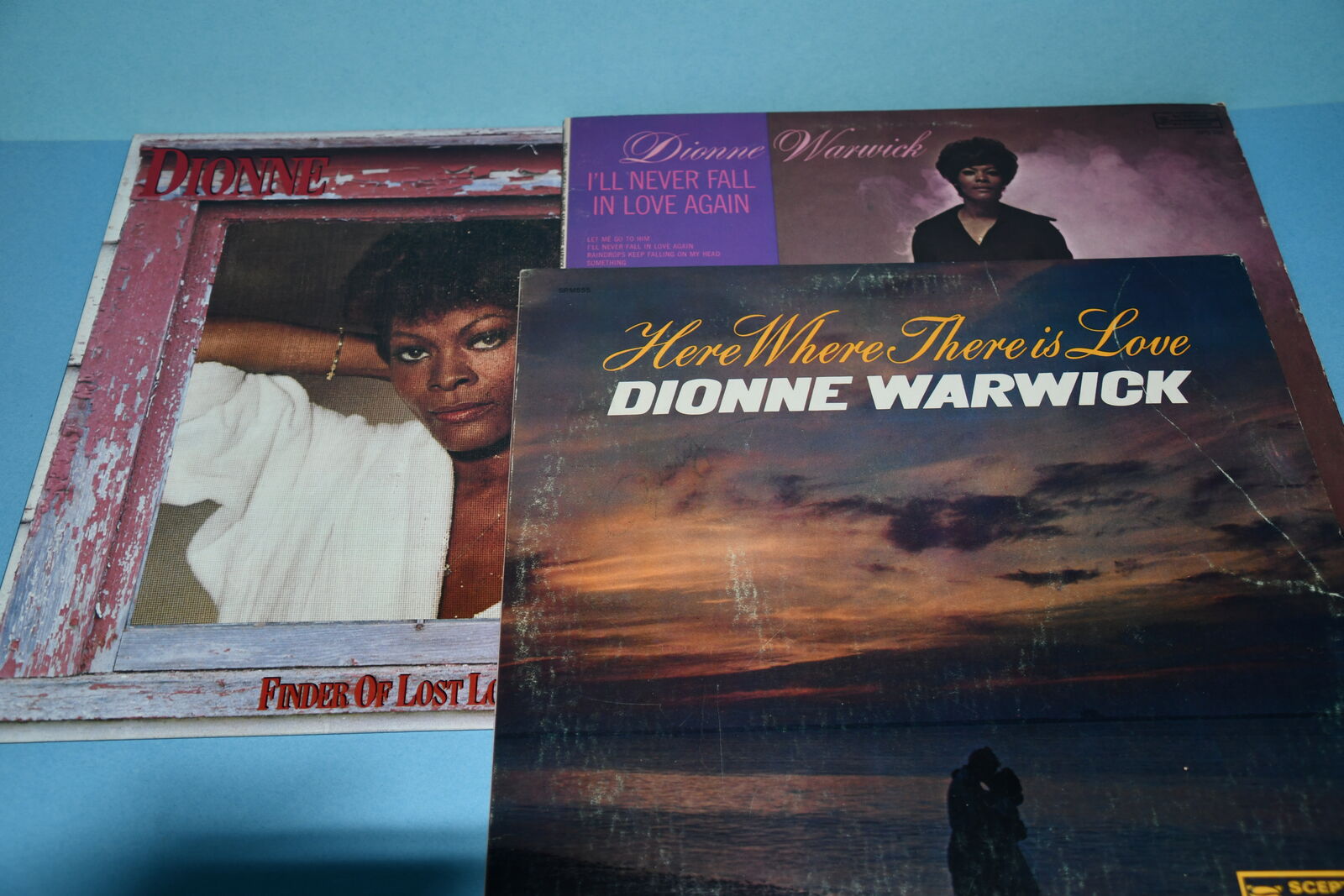 3 VINTAGE VINYL RECORDS ~ DIONNE WARWICK ~ ALL FOR $5!