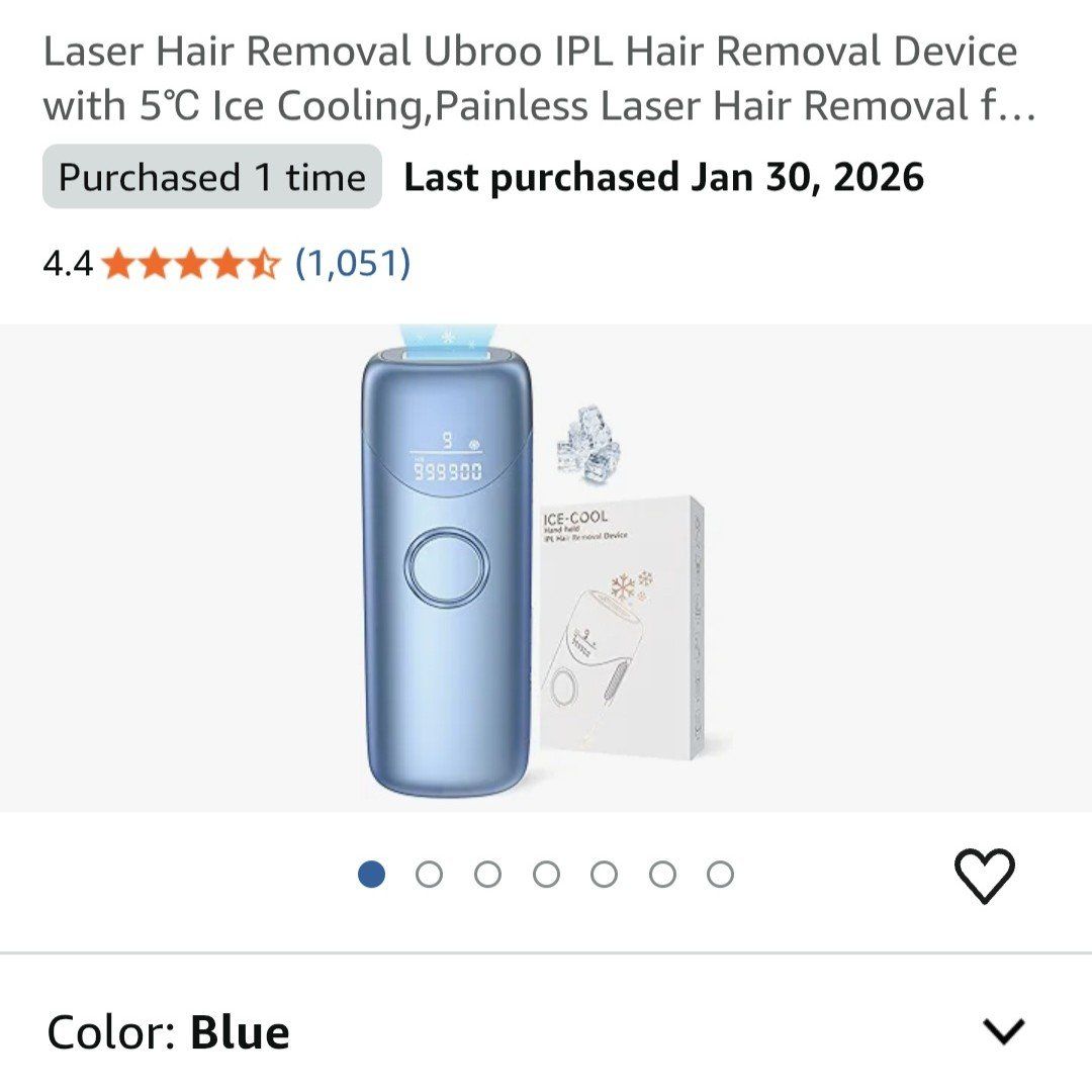 Brand new laser hair removal device