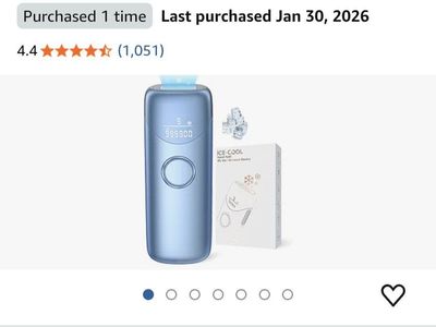 Brand new laser hair removal device