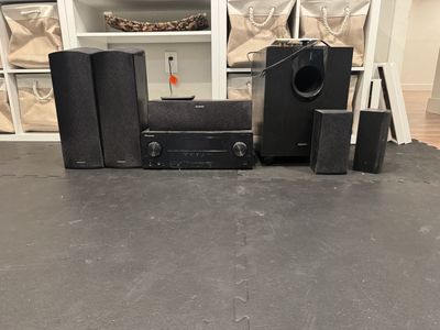 Onkyo 5.1 Home Theater Speaker System with Pioneer AV Receiver