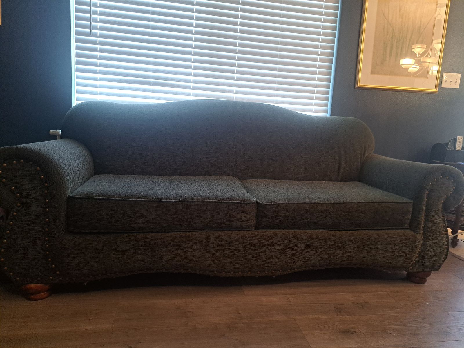 Green sofa $150
