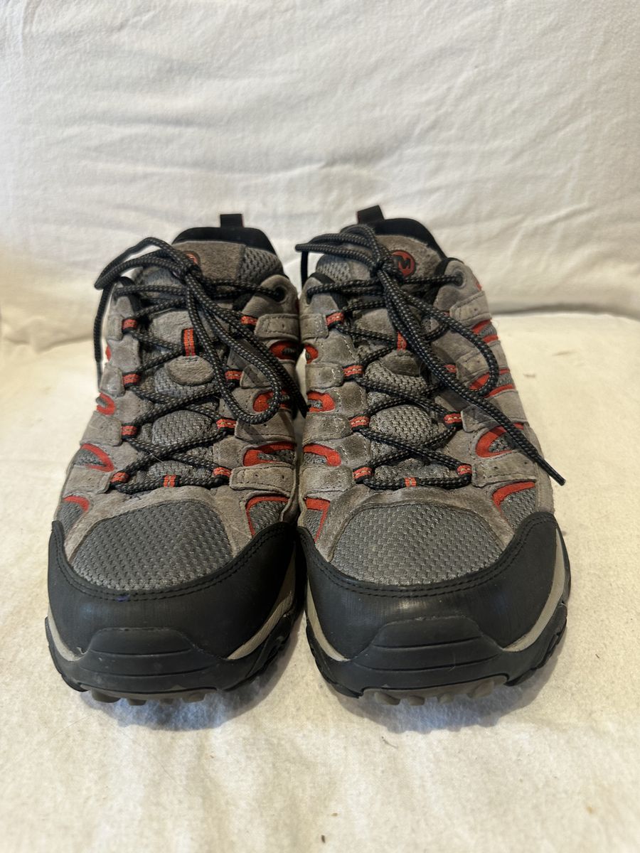 Merrell Men’s Size 11 Gray Mesh/lthr Hiking Shoes