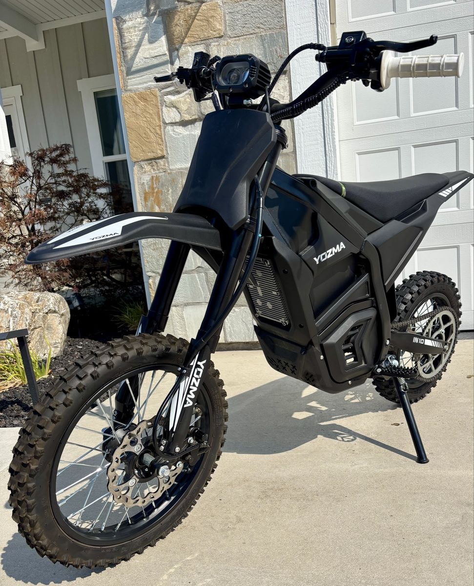 YOZMA IN10 Electric Dirt Bike - Black Off-Road eBike
