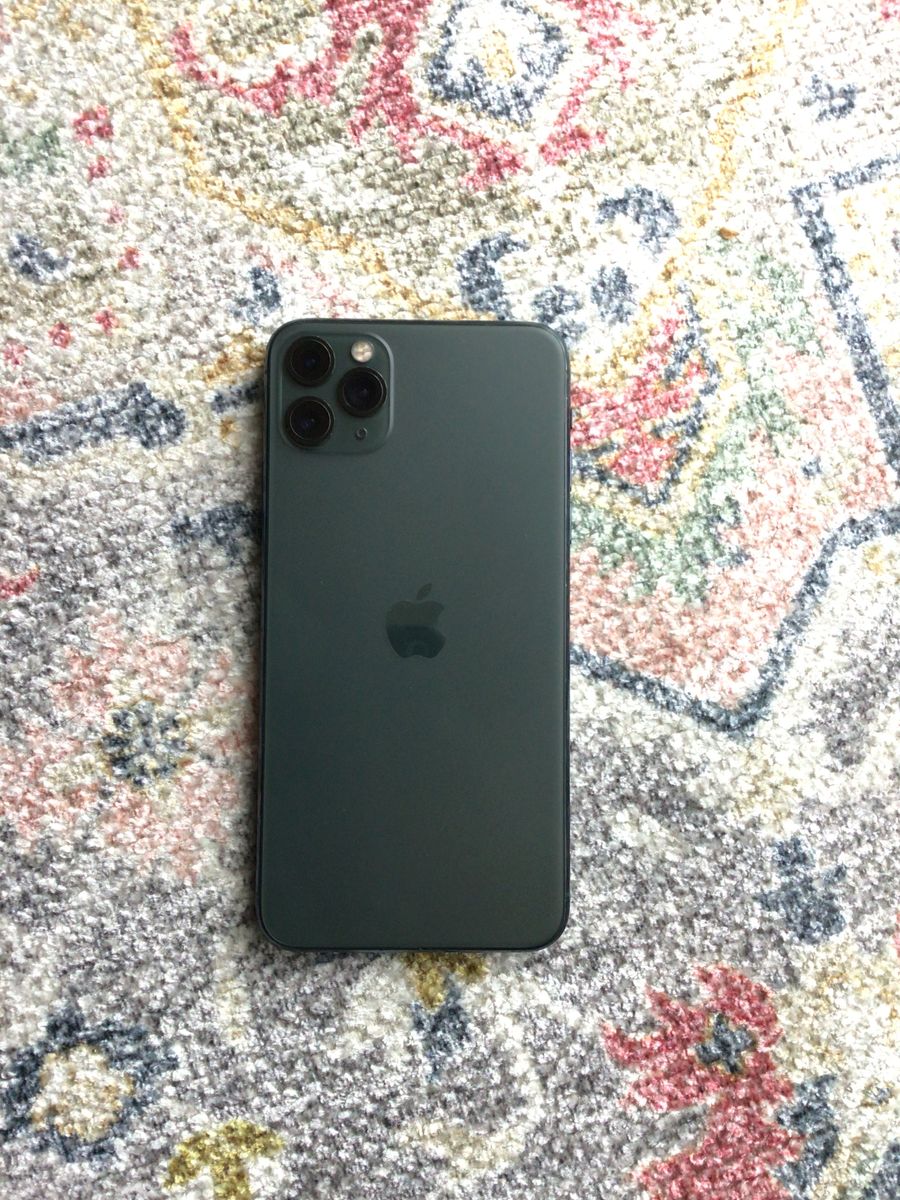 iphone 11 pro max - midnight green