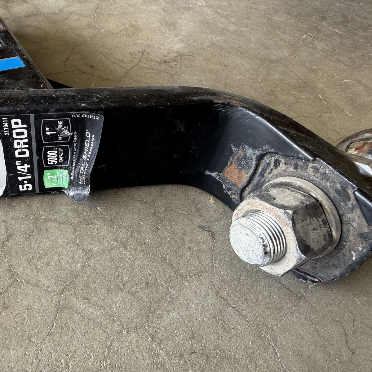 5-1/4" Drop Hitch For 2" Receiver