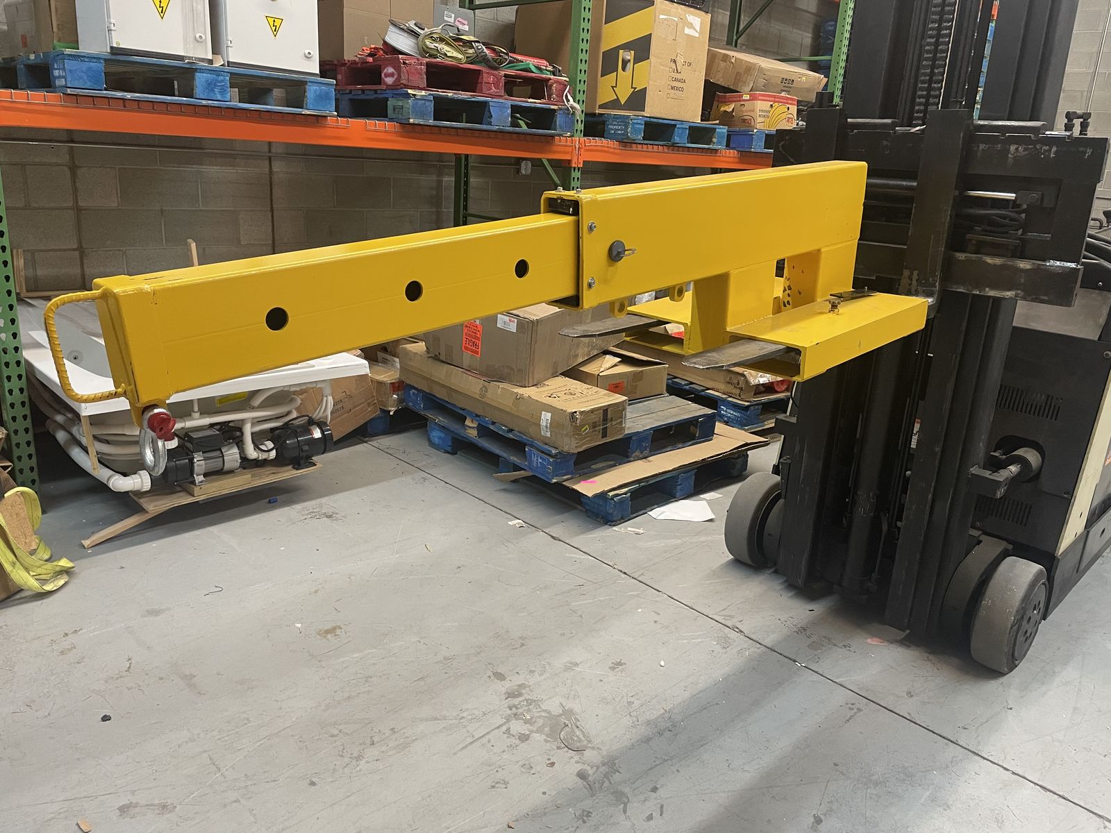 Forklift Jib Attachment