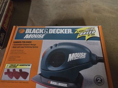 Wood sander. Corner electric black & decker