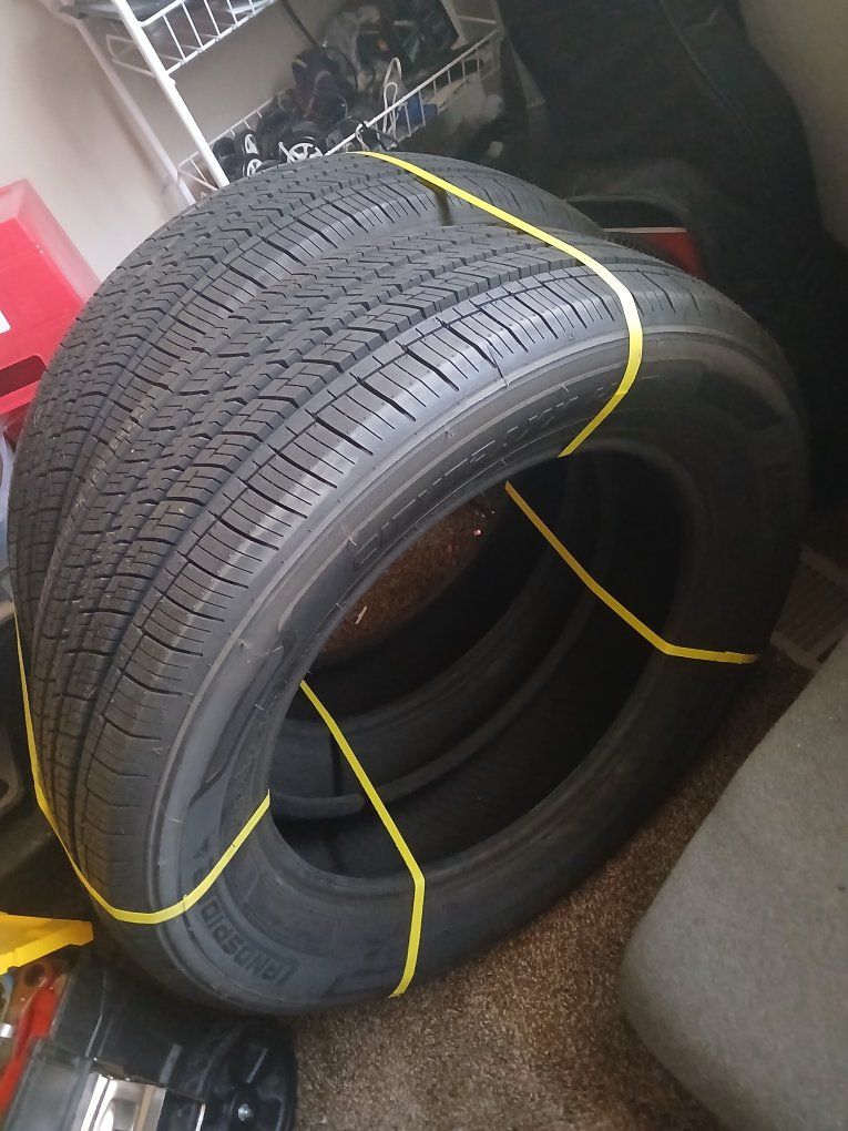Set of 2.  215/65R17 99H Car Tires - brand new