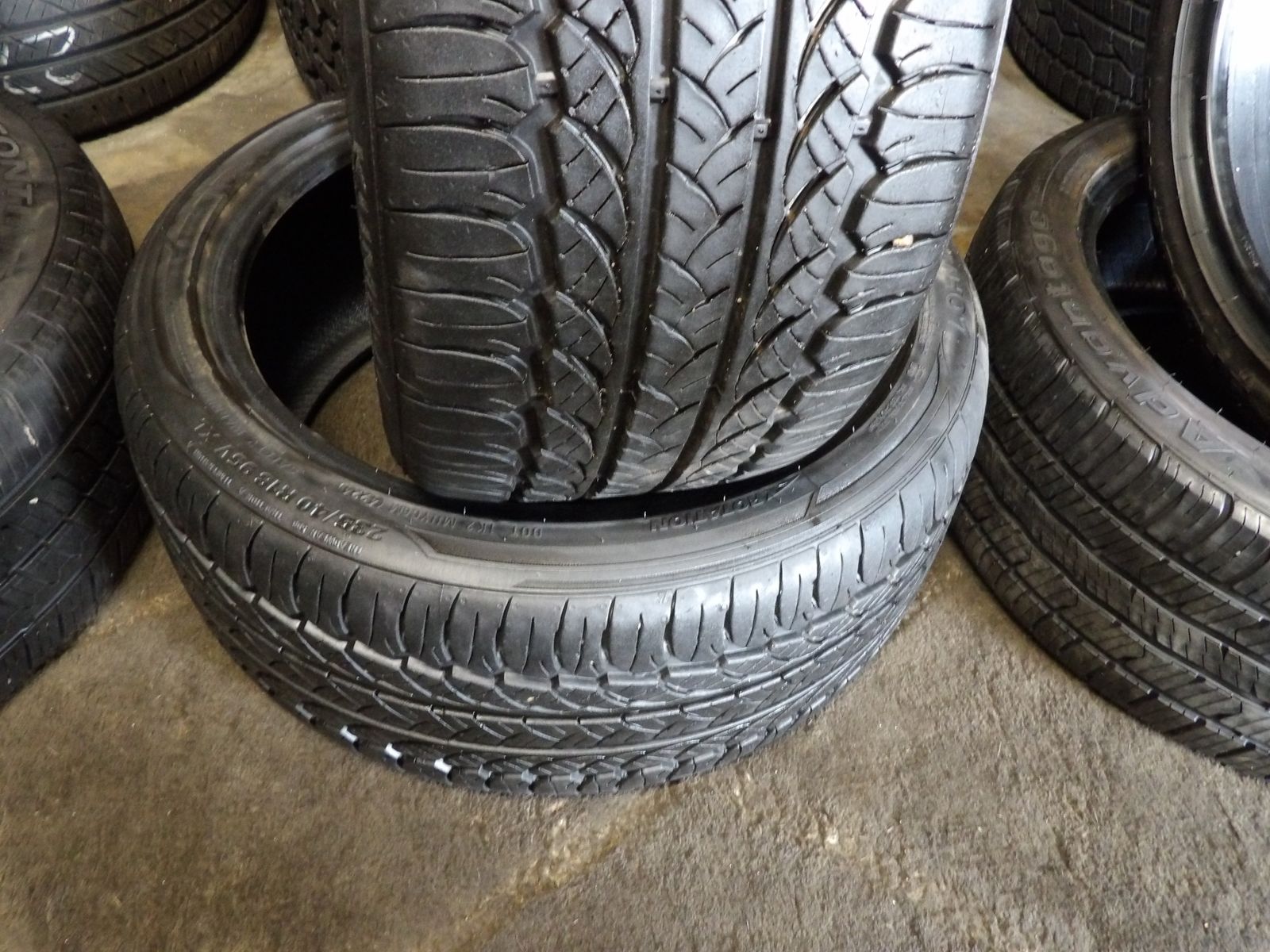 235/40R18 KUMHO ECSTA PA31 PAIR OF TWO USED TIRES