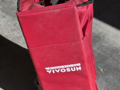 VIVOSUN Collapsible Folding Wagon, 350 lb Load-Bearing Outdoor Utility Cart