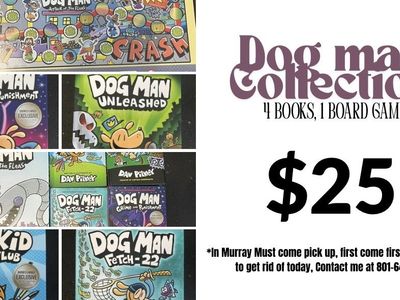 Dog Man Collection: 4 Books & Crash Board Game - Dav Pilkey, Barnes & Noble Exclusive Editions