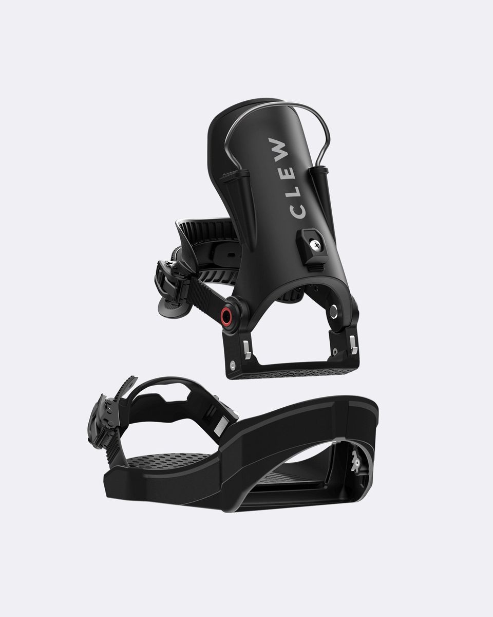 CLEW Independence 1.0 Snowboard Bindings - Black, Size Medium - New in Box with Hardware