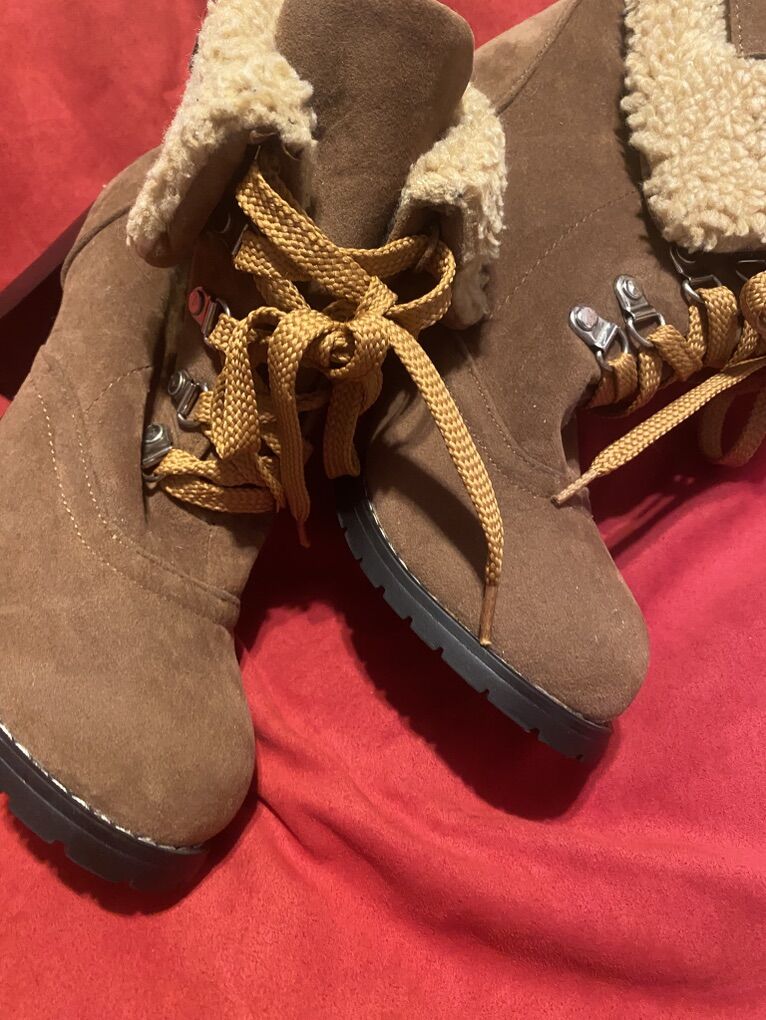 Women's fleece Lined ankle Boots 7