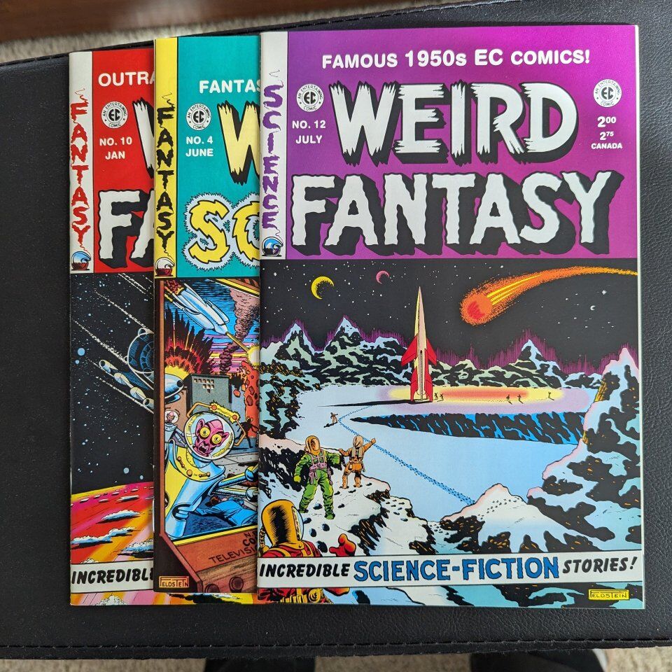 WEIRD FANTASY EC Comics 1950's 3 issues