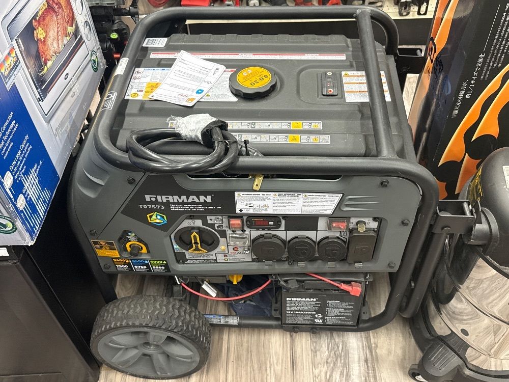 FIRMAN T07573 9400/7500W TRI-FUEL GENERATOR