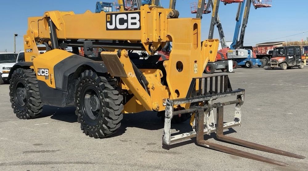 Used Telehandler Forklift 2018 JCB 510-56 4x4x4 10,000 LB 56'