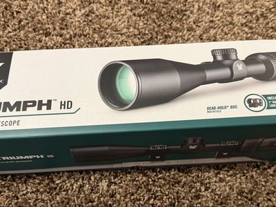 Vortex Triumph HD 3-9x40 TRI-3901 SFP Riflescope w/ Dead-Hold BDC MOA Reticle & Hunter Rings