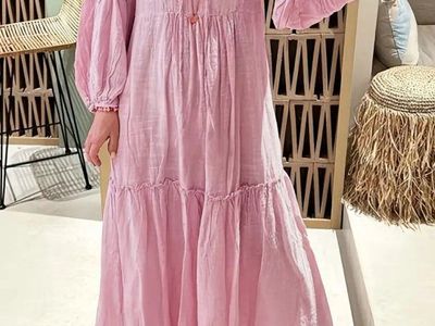 Women's Summer Dress short sleeve, light pink, light and airy fabric, 1XL NEW Pick up in Mapleton, cash or Venmo