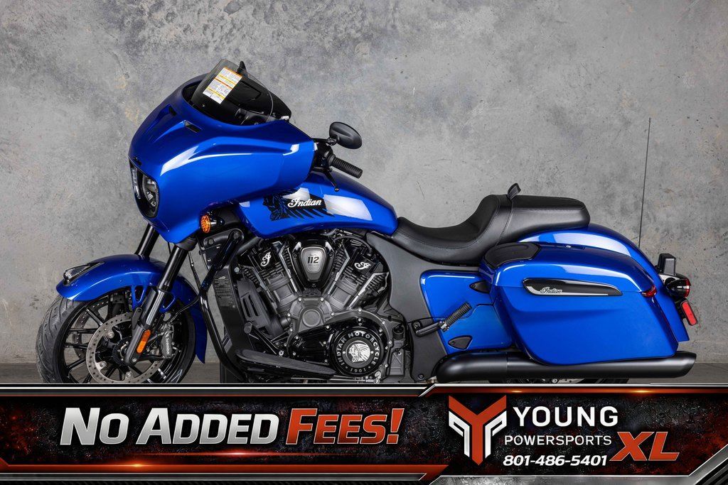 2026 Indian Motorcycle® Chieftain® PowerPlus Dark Horse® 112 w/PowerBand Deep Blue Metallic