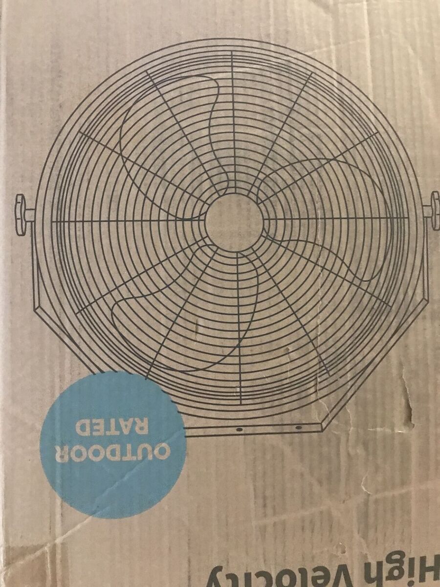 Newair 18" or 20" High Velocity Wall Mounted Fan new in box OUTDOOR RATED INDUSTRIAL WALL FAN