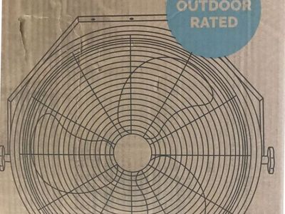 Newair 18" or 20" High Velocity Wall Mounted Fan new in box OUTDOOR RATED INDUSTRIAL WALL FAN