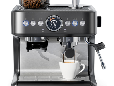 NEW Chefman Crema Deluxe Espresso Machine