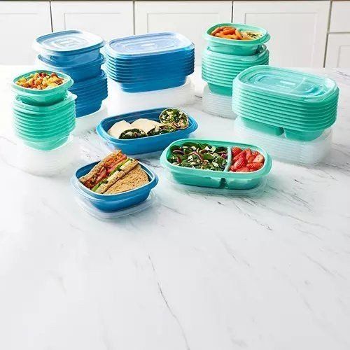 New Rubbermaid 100pc food storage containers