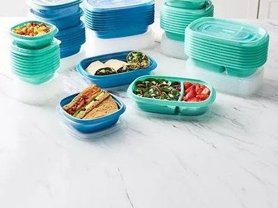 New Rubbermaid 100pc food storage containers