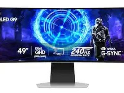Samsung Odyssey OLED G9 49" DQHD 240Hz G-SYNC Curved Gaming Monitor with 3-Year Warranty
