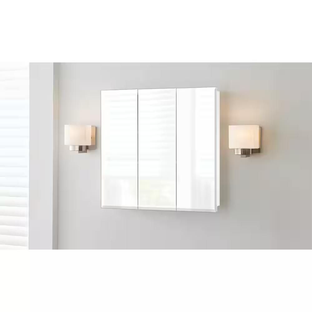 Frameless Tri-View Cabinet 30-3/8x30-3/16 in.