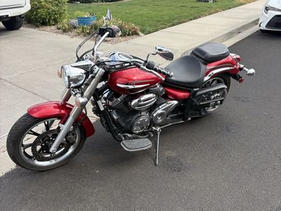 Used Yamaha V Star 950 Motorcycle - Less than 8,000 Miles, Windshield, Cobra Exhaust