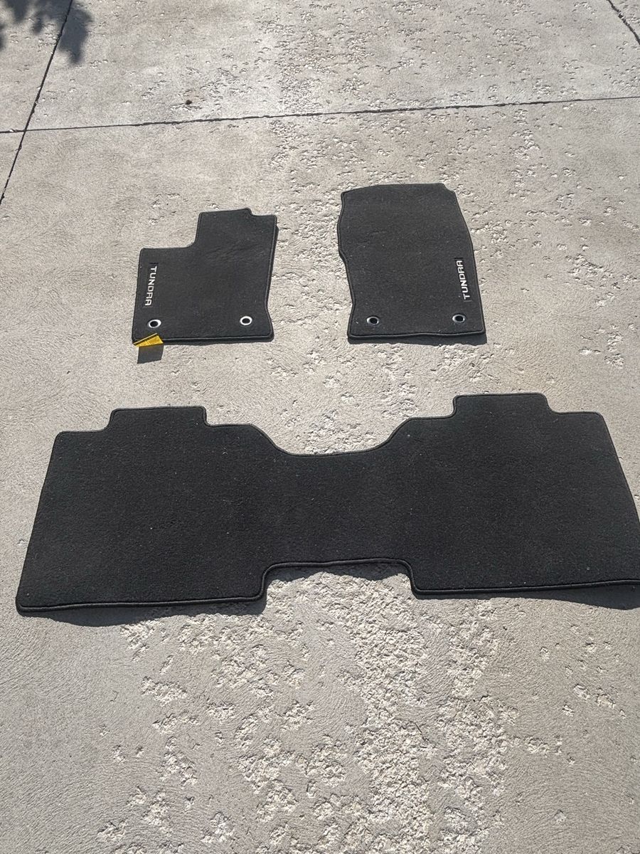 Truck Black Carpet Floor Mat Set - Front & Rear - New with Tags