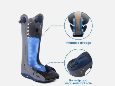 VELPEAU Air CAM Walking Boot Tall M Dual Air Fracture Boot Broken Foot L&R