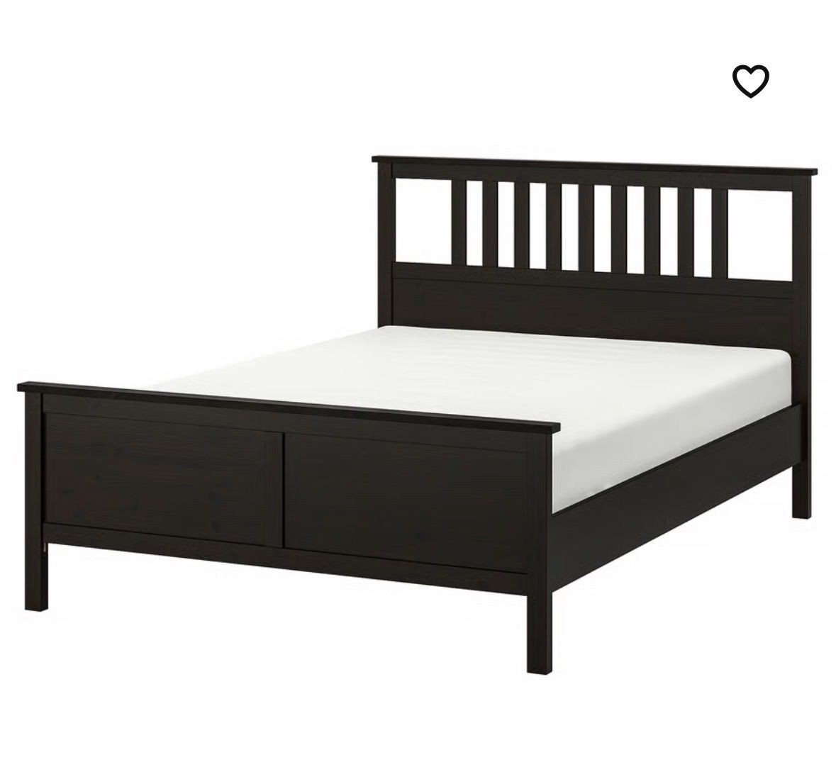 King size Hemnes bed w slats 